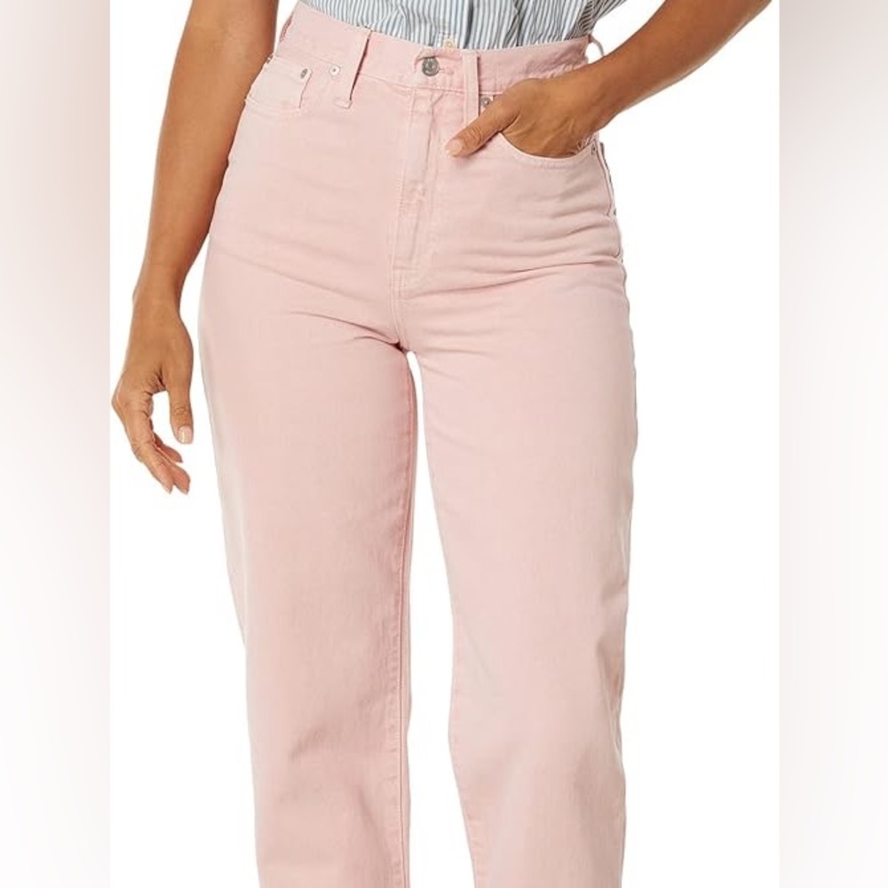 Madewell Garment Dyed Baggy Straight Jeans